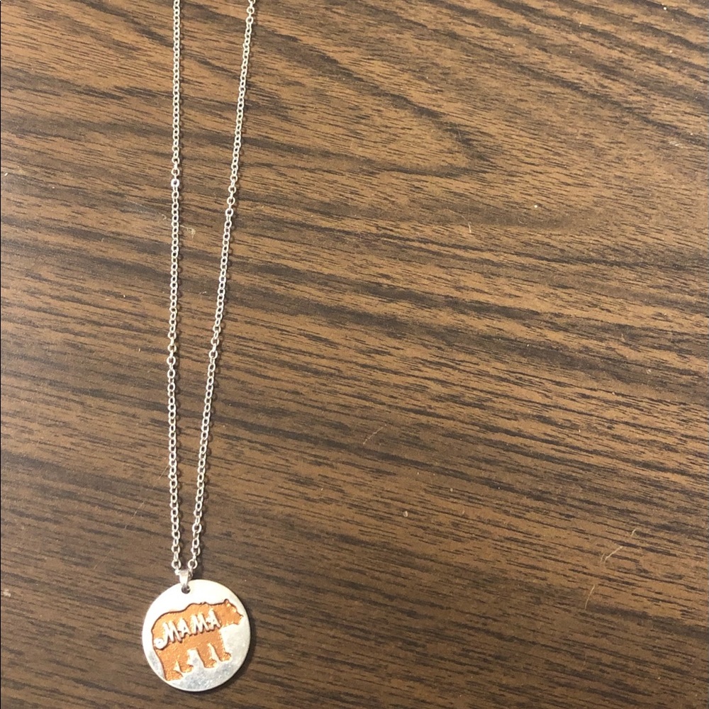 Mama bear necklace